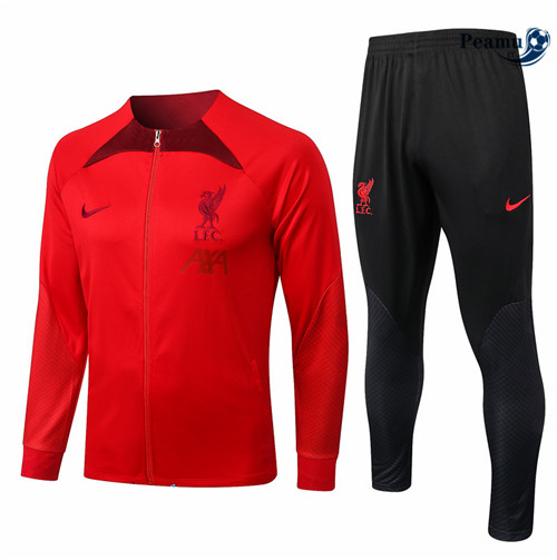 Tuta Calcio - Giacca Liverpool Rouge/Noir 2022-2023 I1012