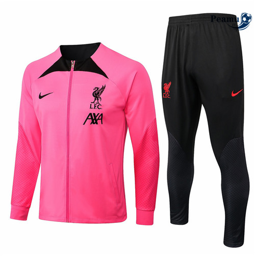 Tuta Calcio - Giacca Liverpool Rose/Noir 2022-2023 I1013