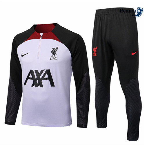 Tuta Calcio Liverpool Blanc/Noir 2022-2023 I1027
