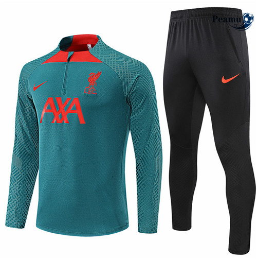 Tuta Calcio Player Liverpool Vert/Noir 2022-2023 I1032