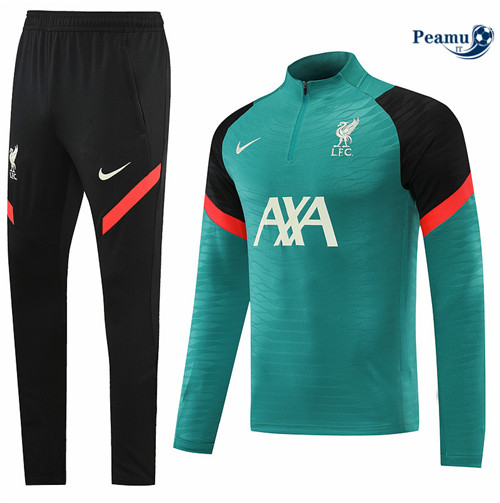 Tuta Calcio Liverpool Vert/Noir 2022-2023 I1033