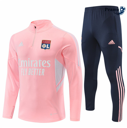 Tuta Calcio Lyon Rose/Noir 2022-2023 I1037