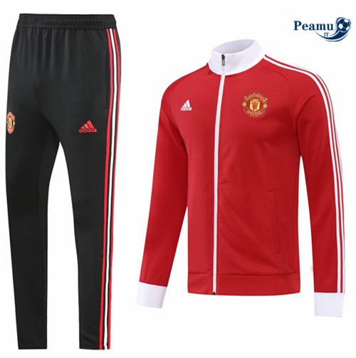 Tuta Calcio - Giacca Manchester United Rouge/Noir 2022-2023 I1061