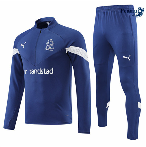 Tuta Calcio Marsiglia Bleu Marine 2022-2023 I1072