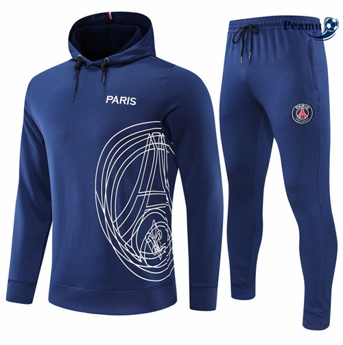 Tuta Calcio - Felpa con cappuccio Paris PSG Bleu Marine 2022-2023 I1083