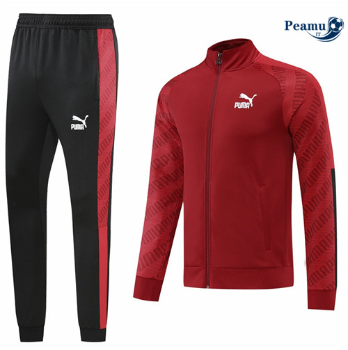 Tuta Calcio - Giacca Pumas Uuam Rouge/Noir 2022-2023 I0926