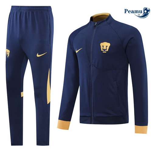 Tuta Calcio - Giacca Pumas Uuams UNAM Bleu Marine 2022-2023 I0928