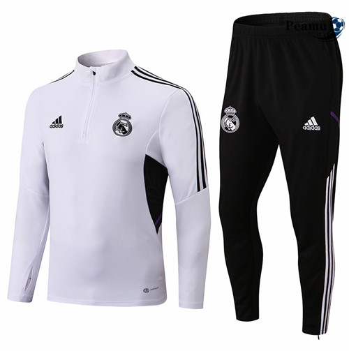 Tuta Calcio Real Madrid Blanc/Noir 2022-2023 I1117