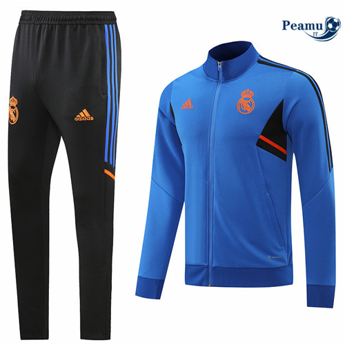 Tuta Calcio - Giacca Real Madrid Bleu/Noir 2022-2023 I1126