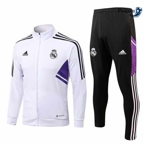 Tuta Calcio - Giacca Real Madrid Blanc/Noir 2022-2023 I1127