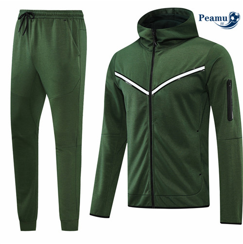 Tuta Calcio - Felpa con cappuccio Sans logo de marque Armee Verte 2022-2023 I0894