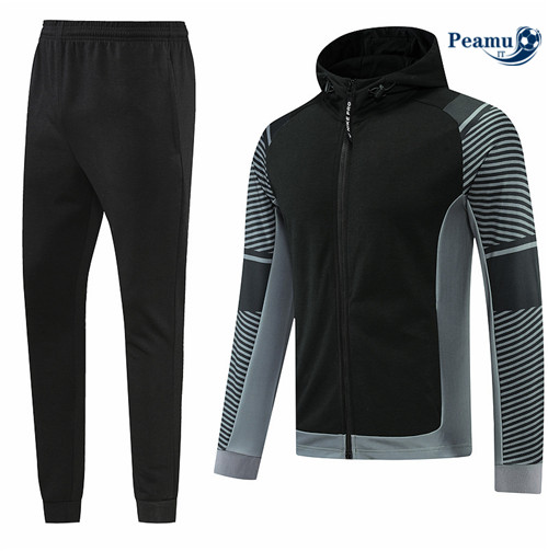 Tuta Calcio - Felpa con cappuccio Sans logo de marque Noir 2022-2023 I0896
