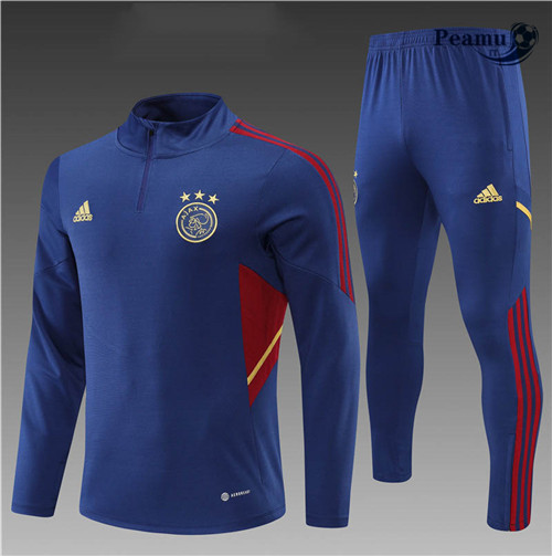 Tuta Calcio Bambino Ajax Bleu Marine 2022-2023 I1170