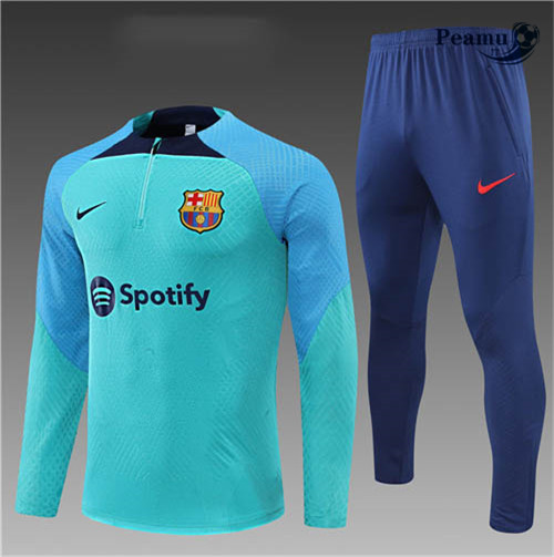 Tuta Calcio Bambino Player Barcellona Bleu 2022-2023 I1177