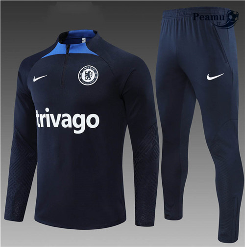 Tuta Calcio Bambino Chelsea Bleu Marine 2022-2023 I1180