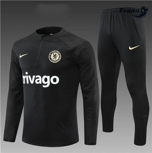 Tuta Calcio Bambino Player Chelsea Noir 2022-2023 I1185