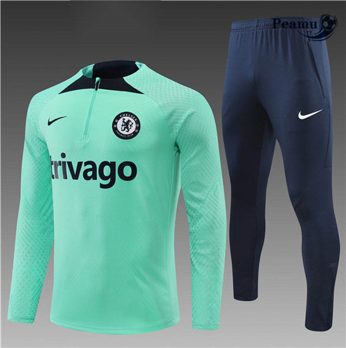 Tuta Calcio Bambino Player Chelsea Vert/Noir 2022-2023 I1186