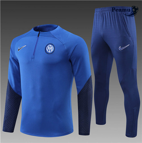 Tuta Calcio Bambino Inter Milan Bleu Marine 2022-2023 I1194