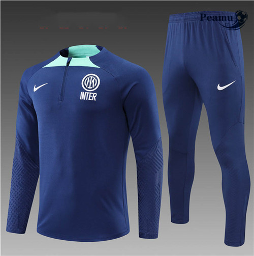 Tuta Calcio Bambino Inter Milan Bleu Marine 2022-2023 I1195