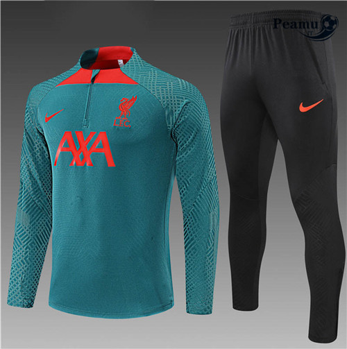 Tuta Calcio Bambino Player Liverpool Vert/Noir 2022-2023 I1208