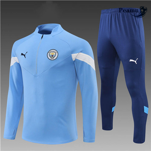 Tuta Calcio Bambino Manchester City Bleu 2022-2023 I1213