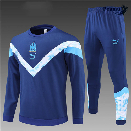 Tuta Calcio Bambino Marsiglia Bleu Marine 2022-2023 I1222