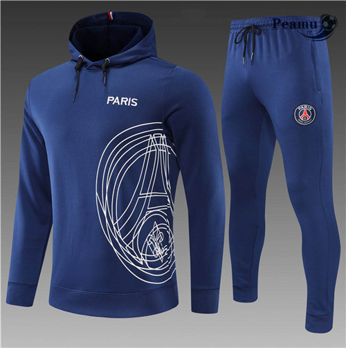 Tuta Calcio à capuche Bambino Paris PSG Bleu Marine 2022-2023 I1231