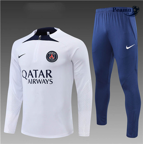 Tuta Calcio Bambino Paris PSG Blanc/Bleu 2022-2023 I1232