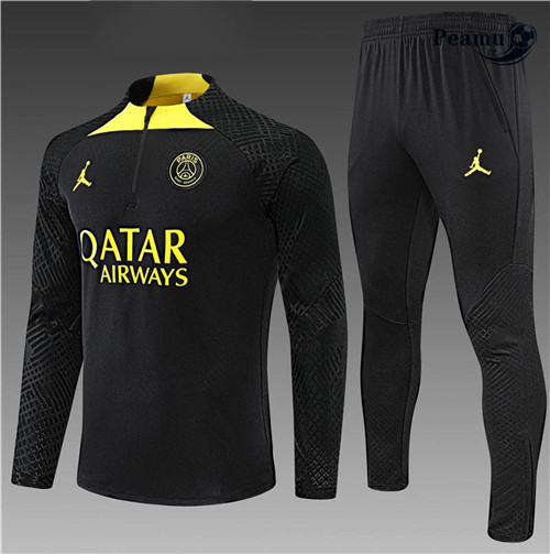 Tuta Calcio Bambino Player Paris PSG Noir 2022-2023 I1238
