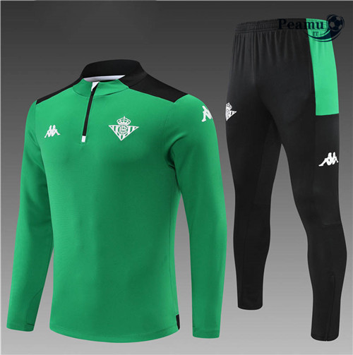 Tuta Calcio Bambino Real Betis Vert/Noir 2022-2023 I1172