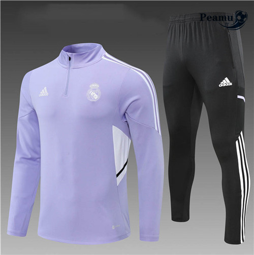 Tuta Calcio Bambino Real Madrid Violet/Noir 2022-2023 I1244