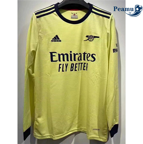 Maglia Calcio Arsenal Seconda Manche Longue 2021-2022