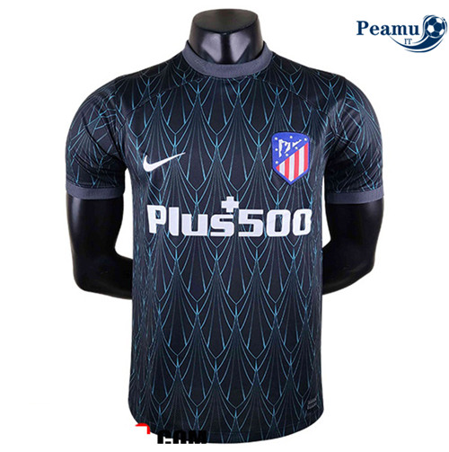 Maglia Calcio Training T-Shirts Atletico Madrid Nero 2022-2023