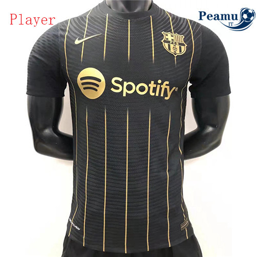 Maglia Calcio Player Barcellona Nero 2022-2023