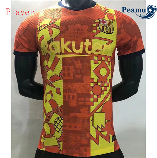 Maglia Calcio Player Barcellona Orange 2021-2022