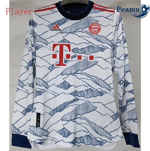 Maglia Calcio Player Bayern Monaco Seconda Manche Longue 2021-2022