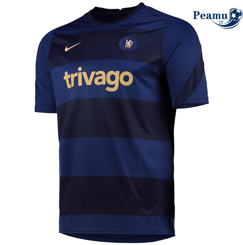 Maglia Calcio Chelsea pré-match Azul 2022-2023