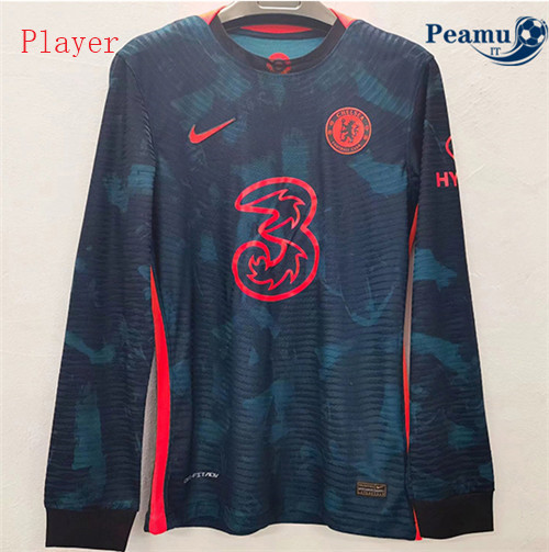 Maglia Calcio Player Chelsea Terza Manche Longue 2021-2022