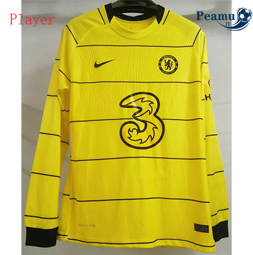 Maglia Calcio Player Chelsea Seconda Manche Longue 2021-2022