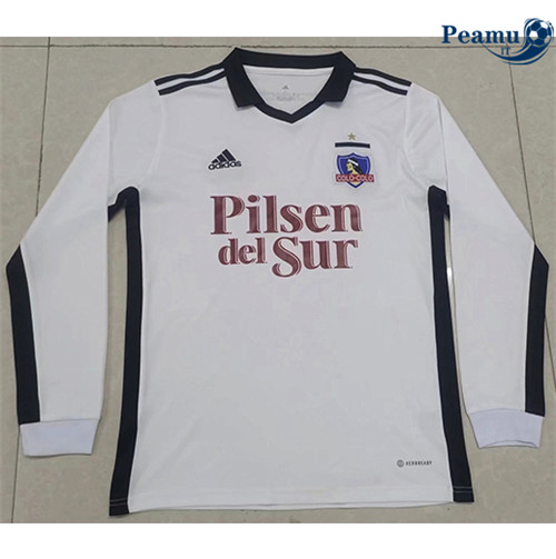 Maglia Calcio Colo Colo FC Prima Manche Longue 2022-2023