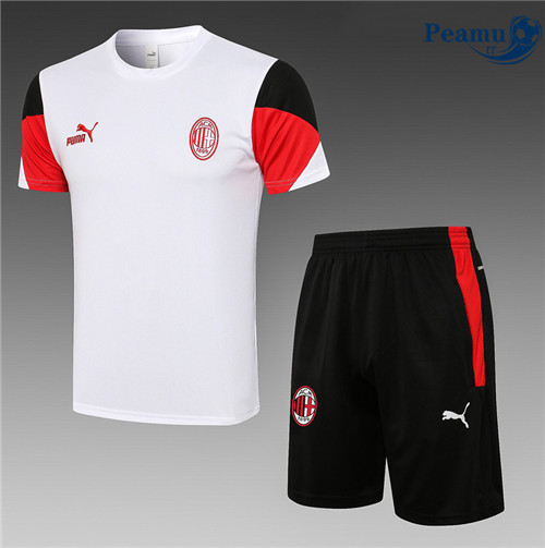 Kit Maglia Formazione AC Milan + Pantaloni Bianco 2022-2023