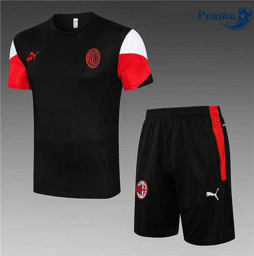 Kit Maglia Formazione AC Milan + Pantaloni Nero 2022-2023