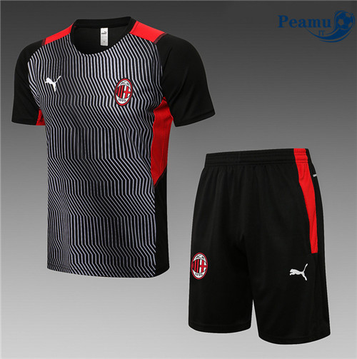 Kit Maglia Formazione AC Milan + Pantaloni Nero 2022-2023