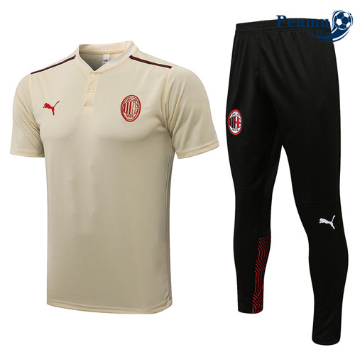 Kit Maglia Formazione AC Milan POLO + Pantaloni Jaune 2022-2023