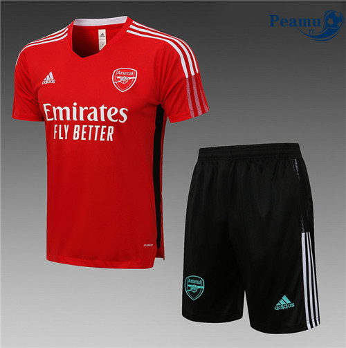 Kit Maglia Formazione Arsenal + Pantaloni Rosso 2022-2023