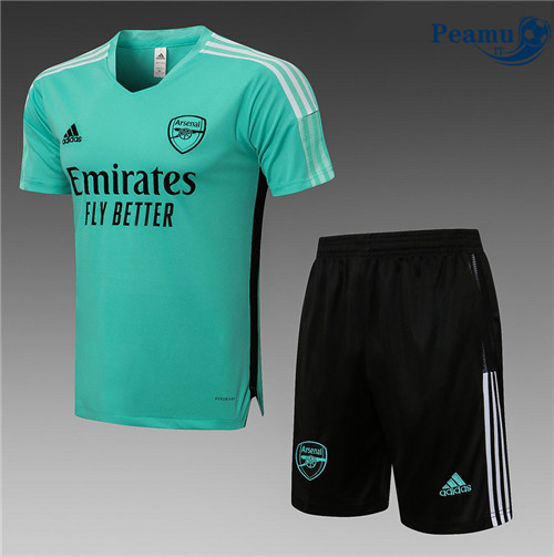 Kit Maglia Formazione Arsenal + Pantaloni Verde 2022-2023