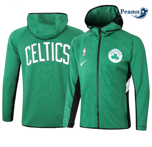 Peamu Maglia Calcio Tuta Calcio - Felpa con cappuccio Boston Celtics - Green