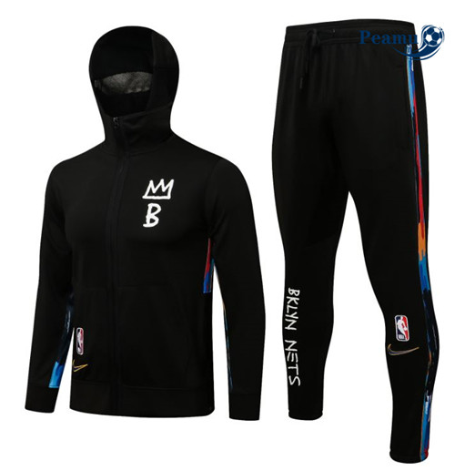 Peamu Maglia Calcio Tuta Calcio Brooklyn Nets 21/22 - Black