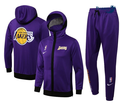 Peamu Maglia Calcio Tuta Calcio Los Angeles Lakers - Purple