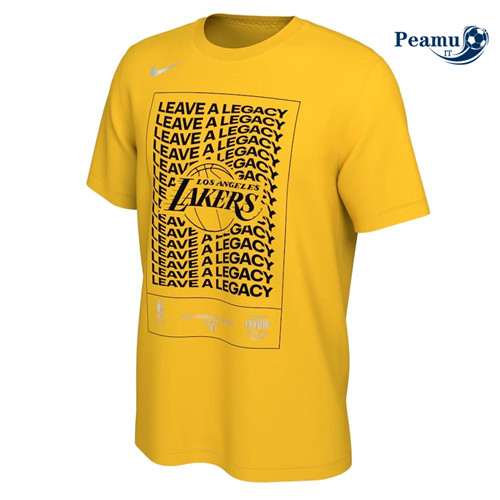 Peamu Maglia Calcio Los Angeles Lakers - Gold